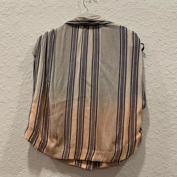 Free People Baby Blues Striped Ombré TankSize XS - Picture 6 of 6